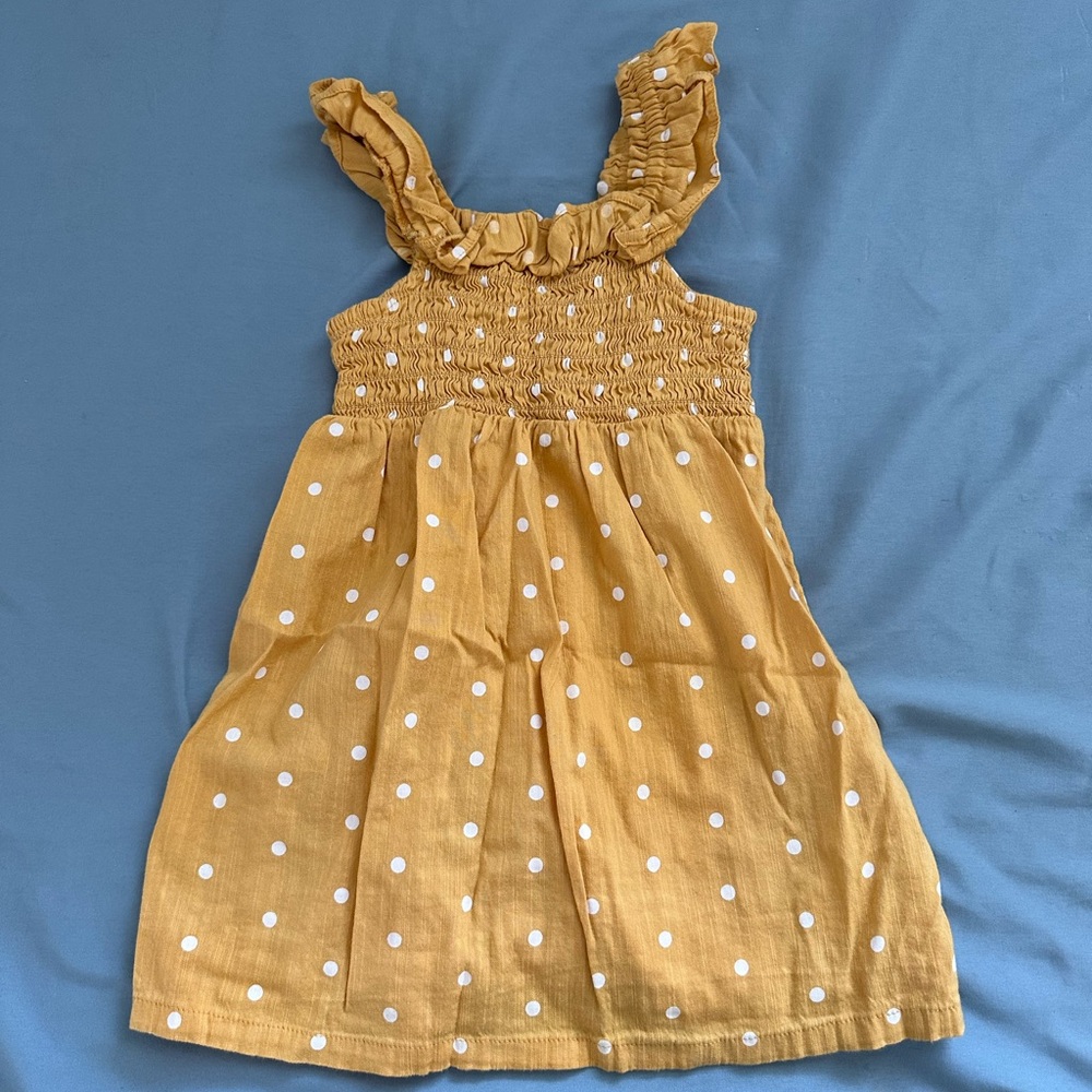 Old Navy - Yellow Polka Dot Dress Toddler